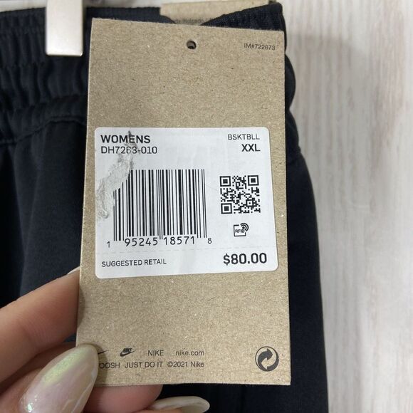 Nike Women Retro Fly Basketball Pants Black Size XXL Joggers NWT - Picture 5 of 9